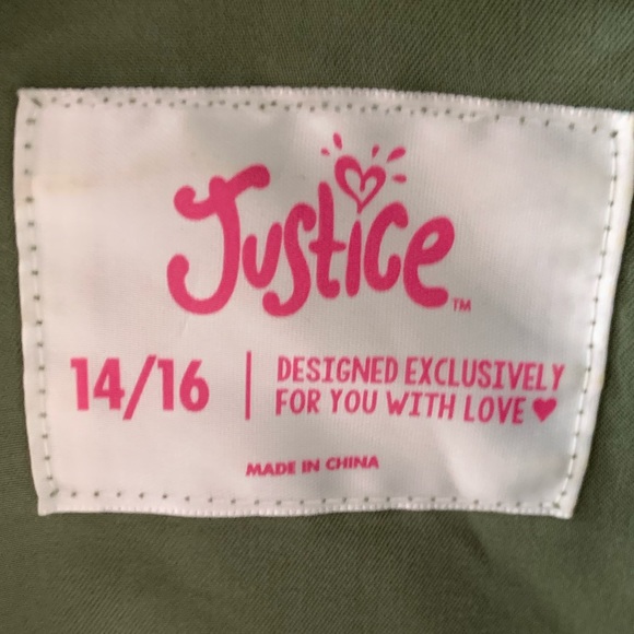 Justice Hunter Green Jacket - Picture 2 of 3